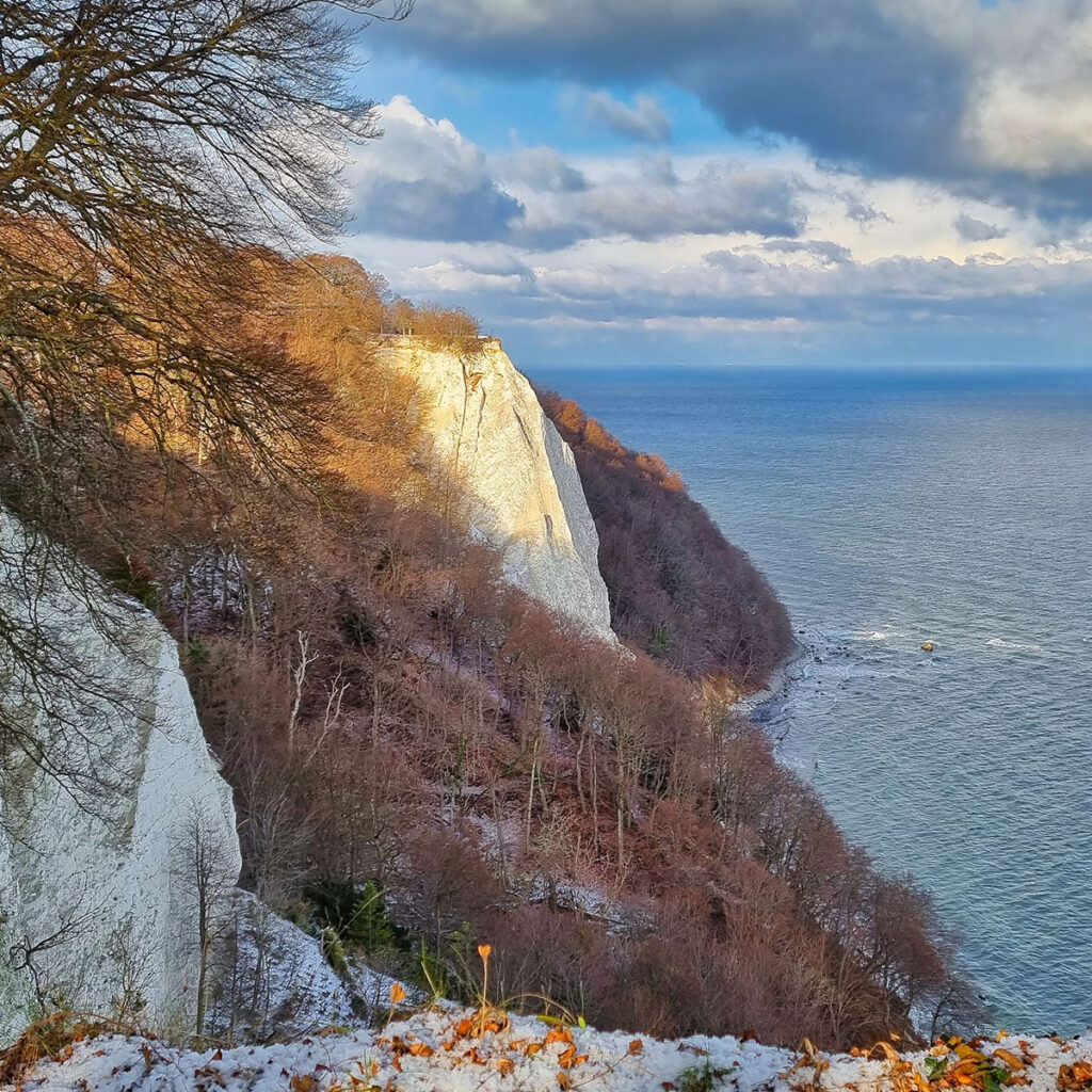 Der Königsstuhl im Winter