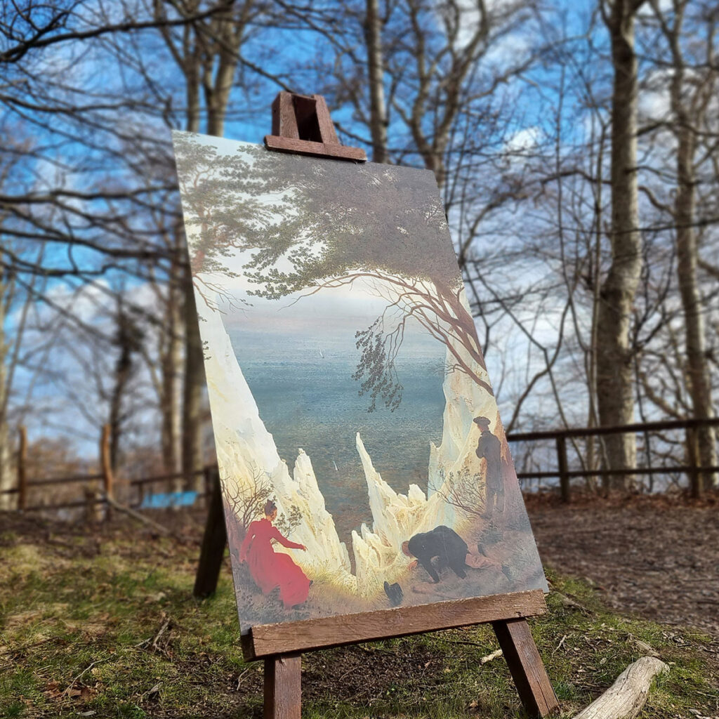 Das Gemälde "Die Kreidefelsen" von Caspar David Friedrich