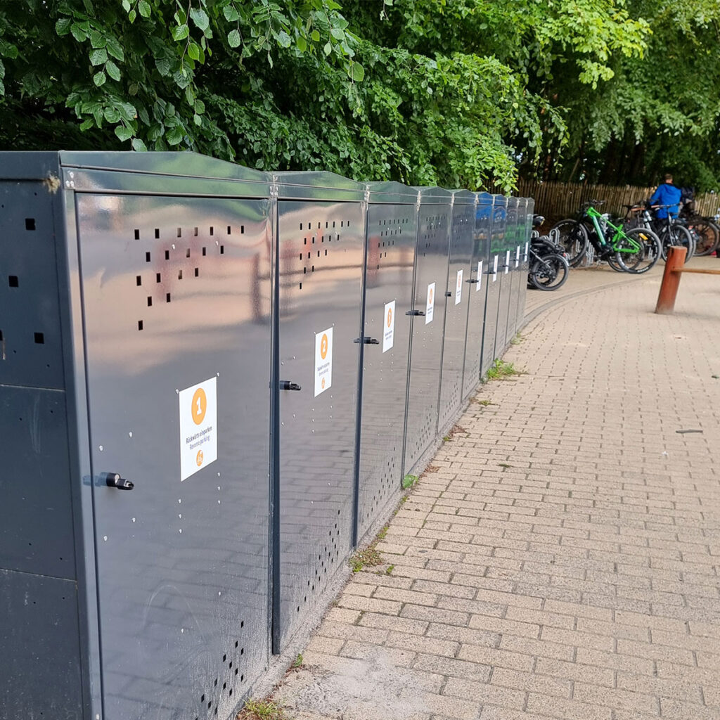 Die Fahrradboxen